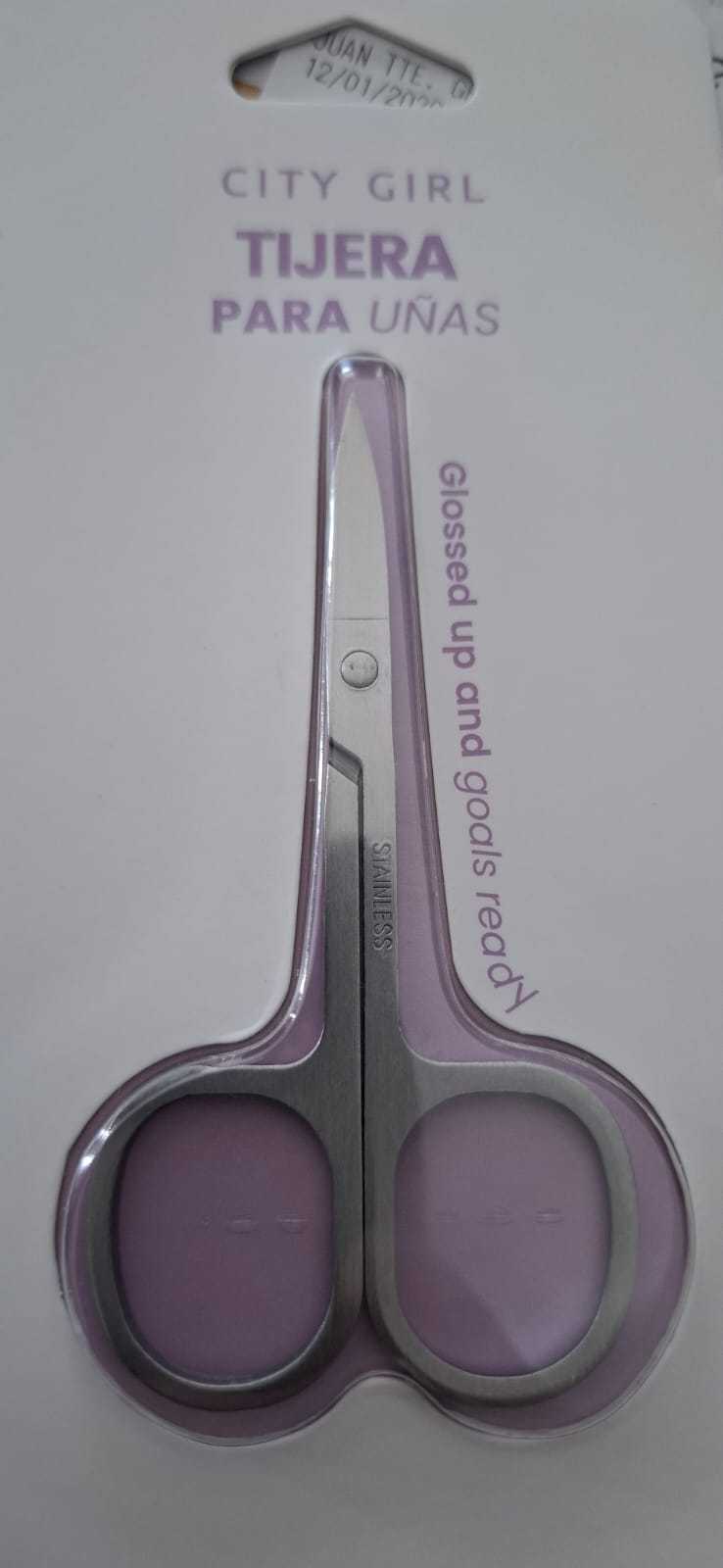 Tijera acero city girl 417