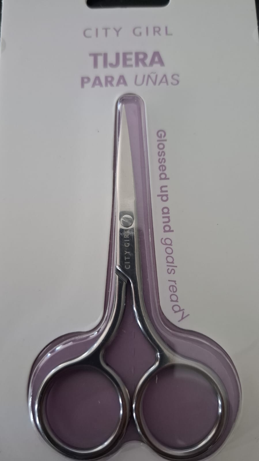 Tijera acero city girl 418