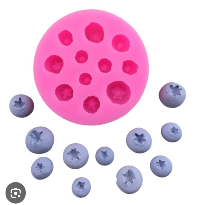 Molde silicona arandano x 11