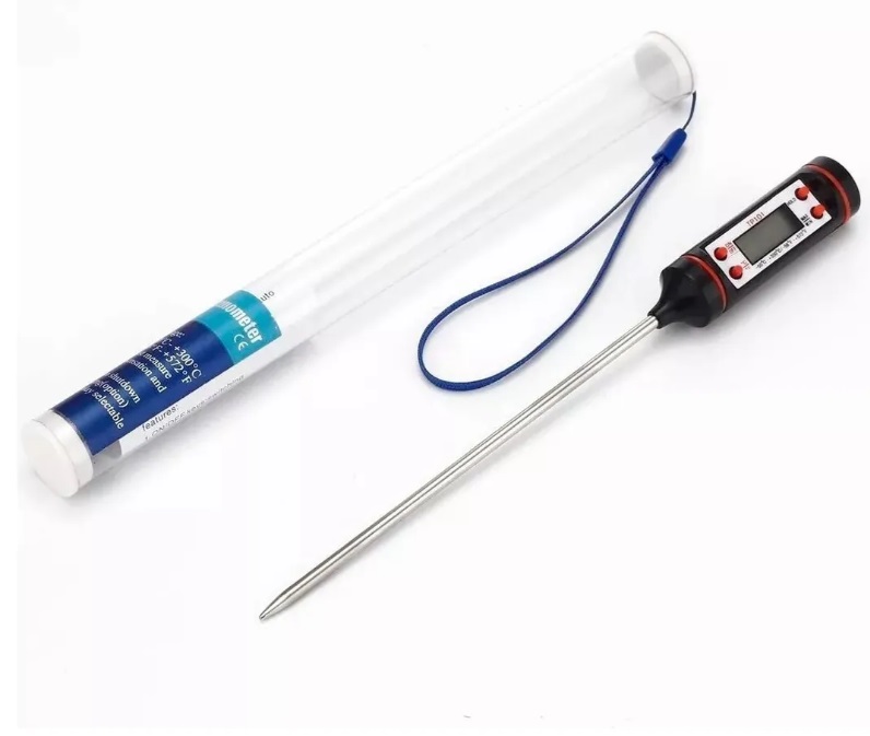 Termometro digital lcd con estuche