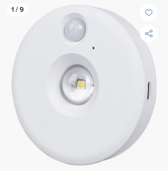 Luz led USB con sensor de movimiento