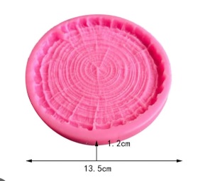 Molde silicona corte tronco x 13.5 cm