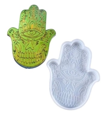 Molde silicona mano de fatima 12 cm